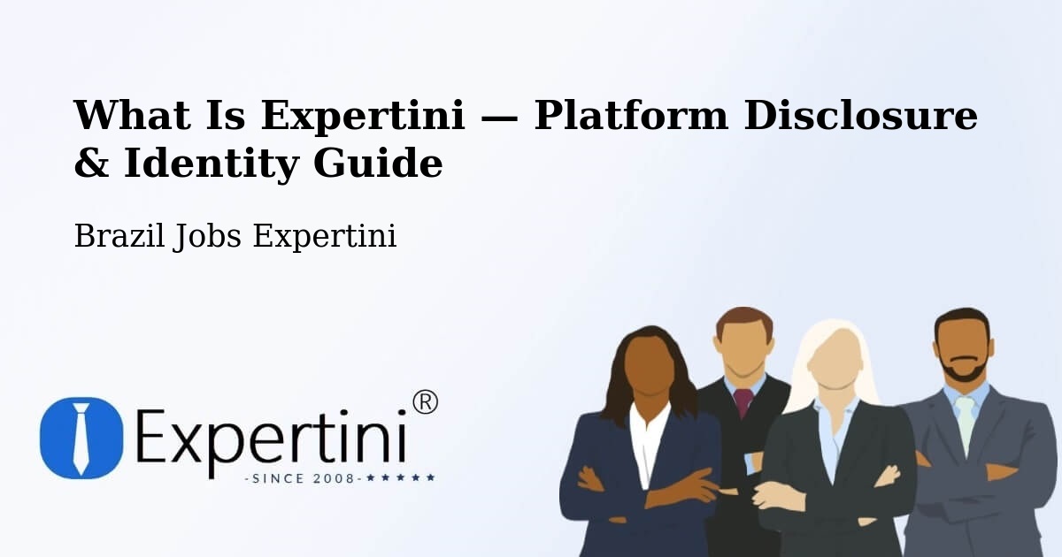 What Is Expertini — Platform Disclosure & Identity Guide – Central